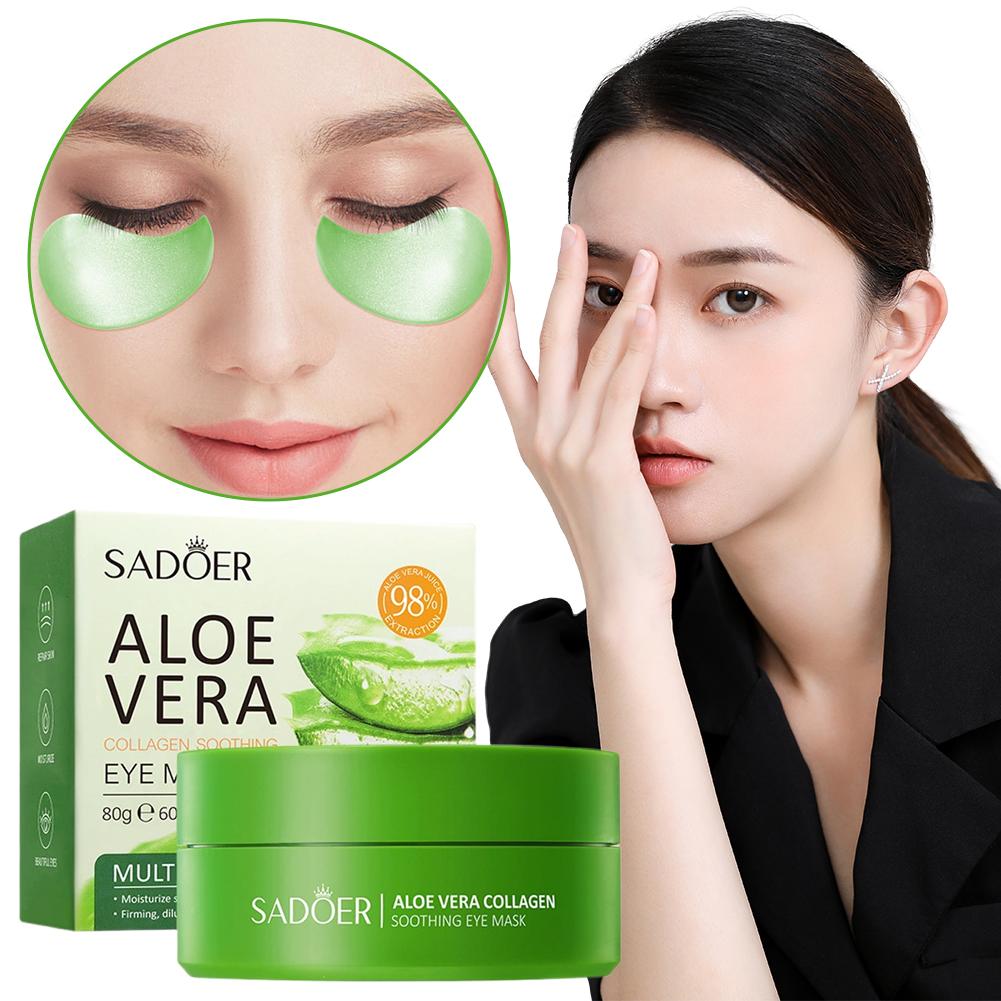 Collagen Eye Patch - SADOER Aloe Vera Collagen Eye Mask