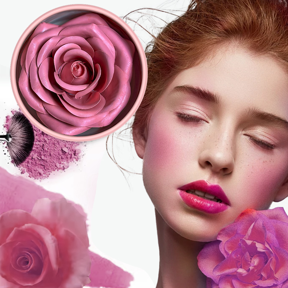 Beauty Real Makeup - 3D Petal Rose Makeup Blush 4