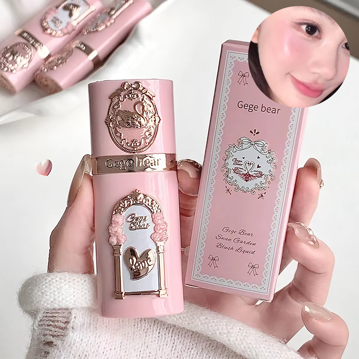 J Beauty Makeup - Gege bear Strawberry Cupid Pink Pop