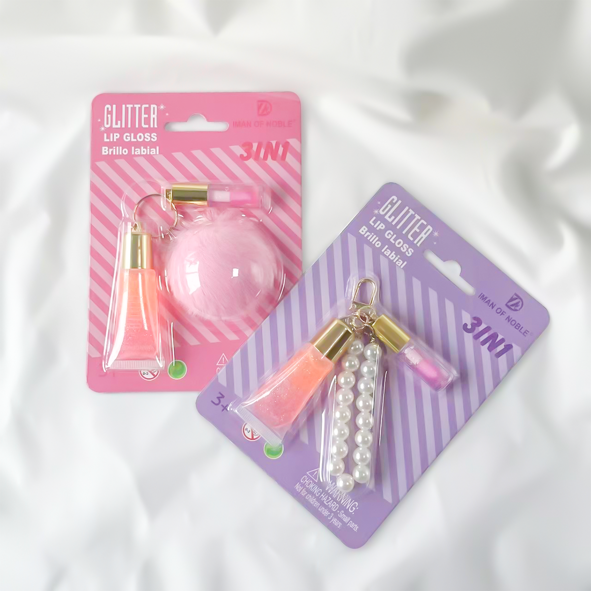 2PCS Warm Change Lip Gloss Set - J Beauty Makeup avaliação e preço