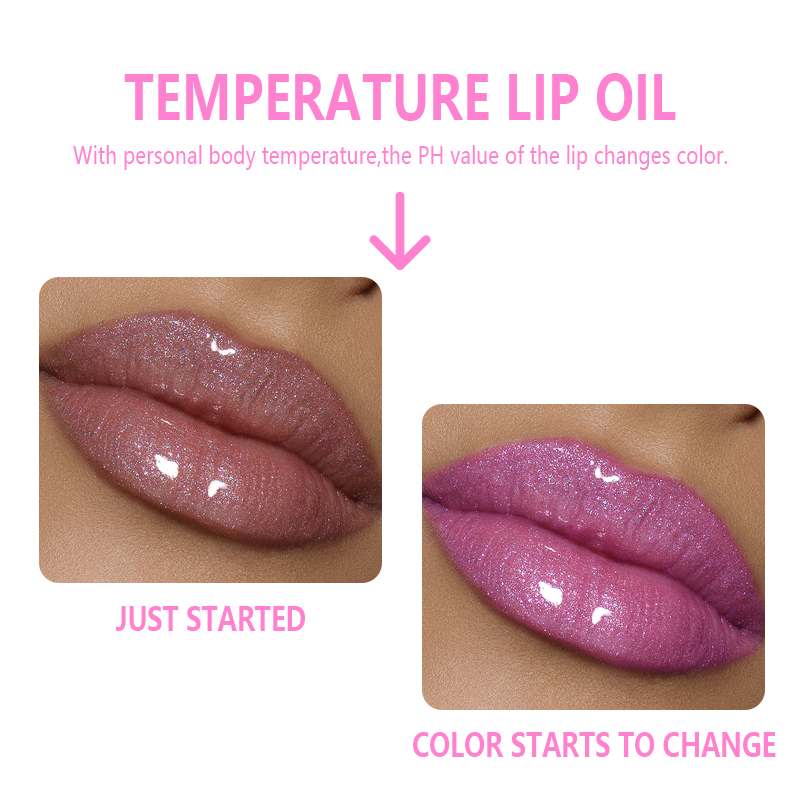 2PCS Warm Change Lip Gloss Set - J Beauty Makeup avaliação e preço
