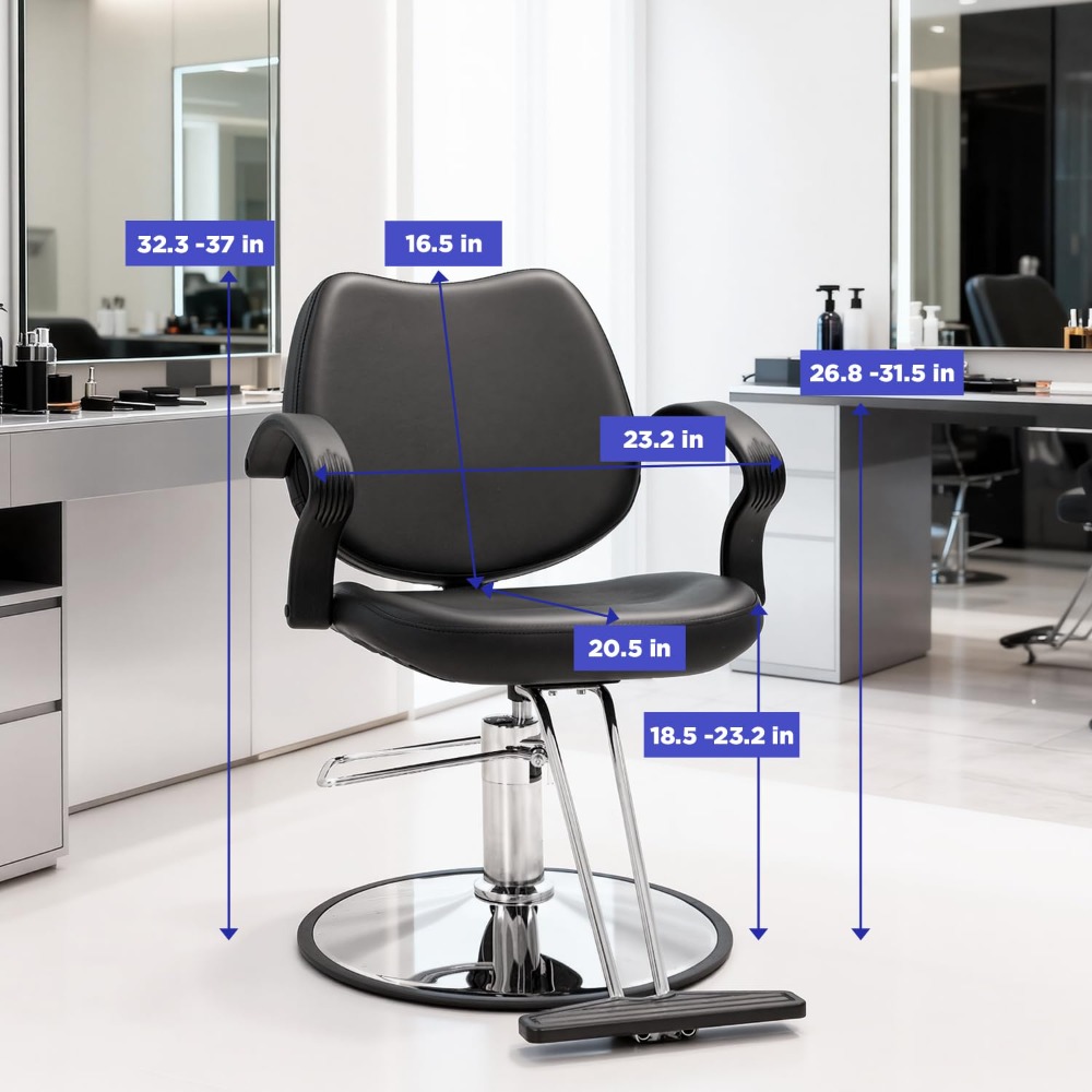 Barber Chair,Hydraulic Styling - Beauty Makeup Chair avaliação e preço