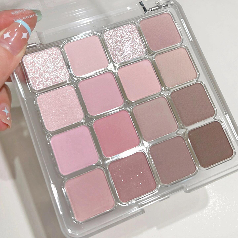 16-Colors Eyeshadow Matte & Sh - J Beauty Makeup avaliação e preço