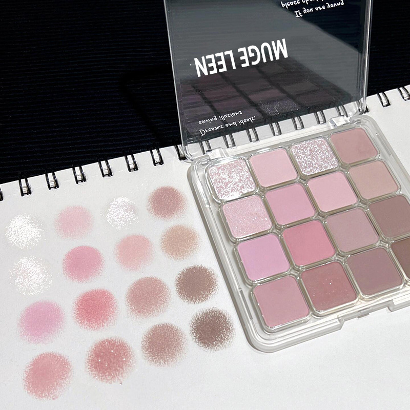 16-Colors Eyeshadow Matte & Sh - J Beauty Makeup avaliação e preço