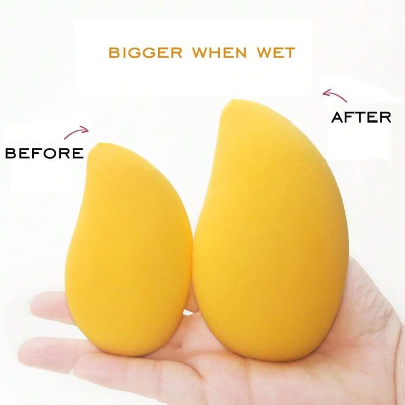 12/2pcs Mango Shape Soft Makeu - Beauty Blender In Makeup avaliação e preço
