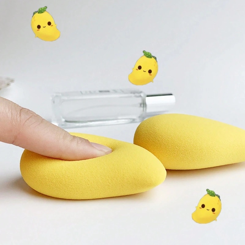 12/2pcs Mango Shape Soft Makeu - Beauty Blender In Makeup avaliação e preço