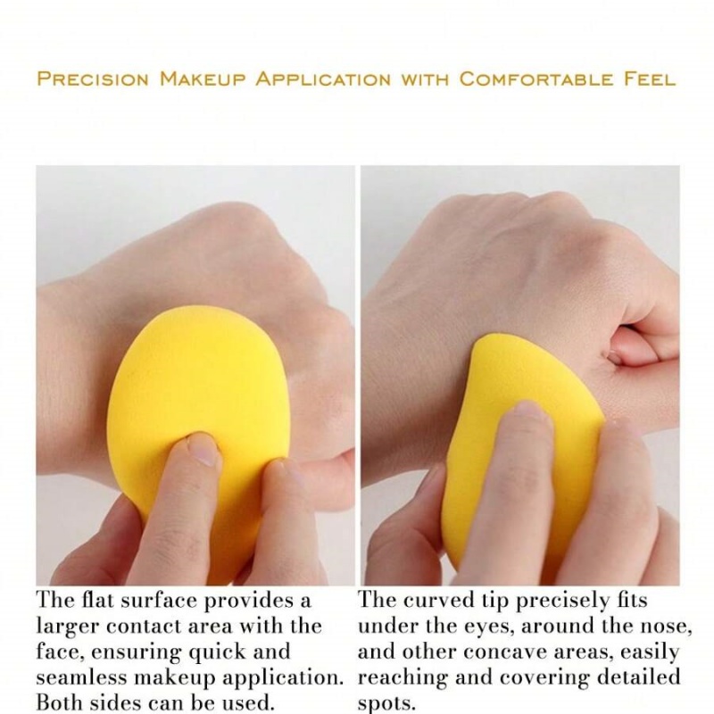 12/2pcs Mango Shape Soft Makeu - Beauty Blender In Makeup avaliação e preço