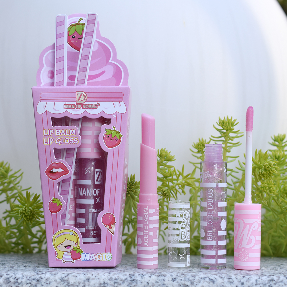 Cute Ice Cream Shiny Lip Gloss - J Beauty Makeup avaliação e preço