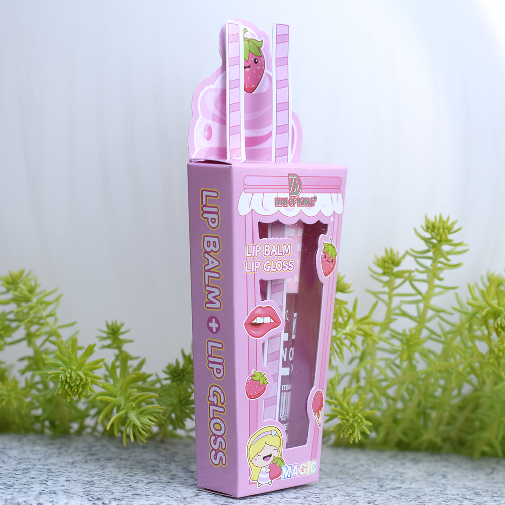 Cute Ice Cream Shiny Lip Gloss - J Beauty Makeup avaliação e preço