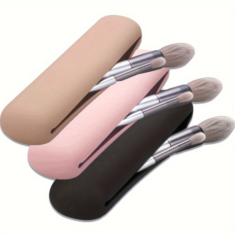 Travel Makeup Brush Holder,Sil - Makeup Beauty Ro avaliação e preço