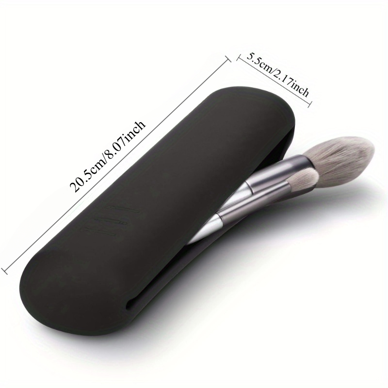 Travel Makeup Brush Holder,Sil - Makeup Beauty Ro avaliação e preço