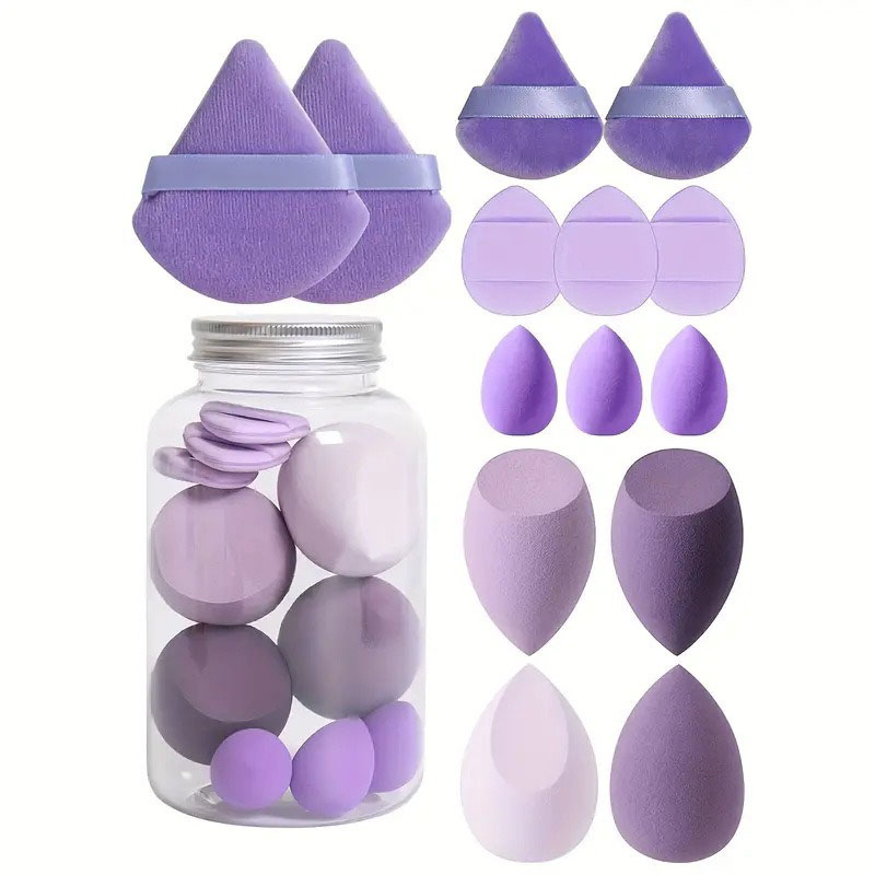 New 14pcs Makeup Sponges Kit S - Beauty Blender In Makeup avaliação e preço