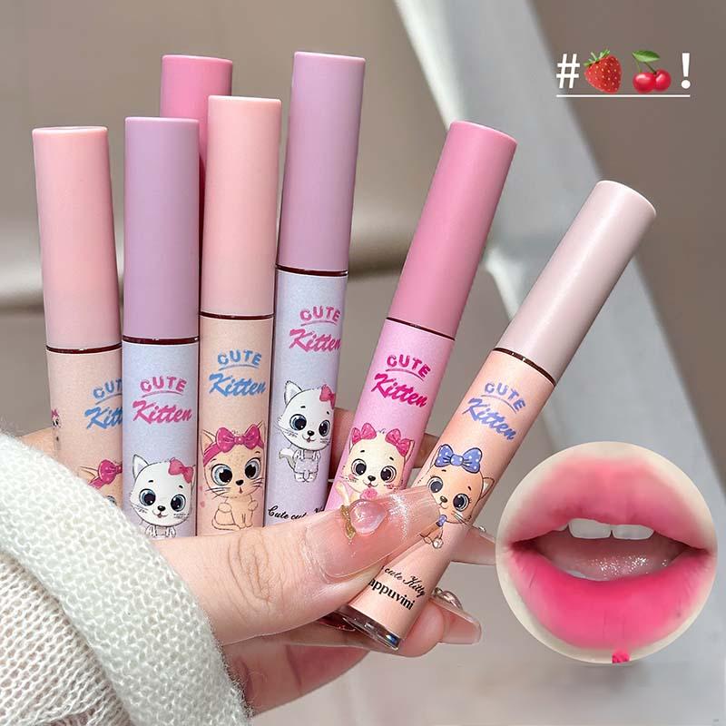 4-Pack Pink Cat Mist Lip Mud S - J Beauty Makeup avaliação e preço