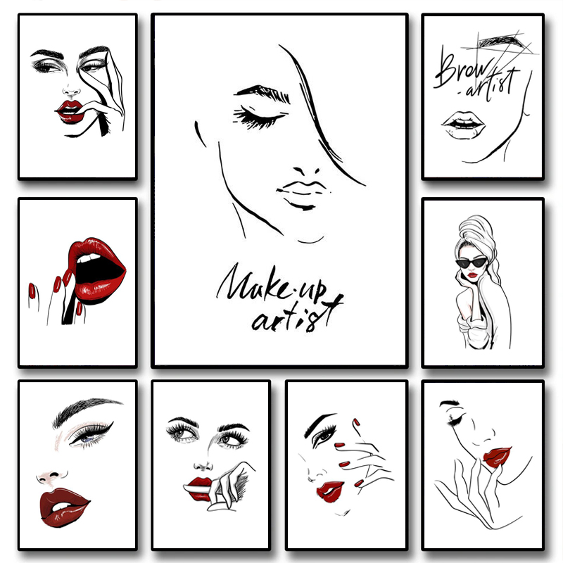 2026 Fashion Makeup Poster Sex - Makeup Is Beauty Quotes avaliação e preço