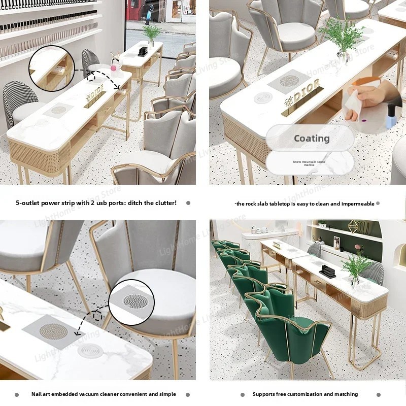 Manicurist Furniture Tables Fo - Beauty Makeup Chair avaliação e preço