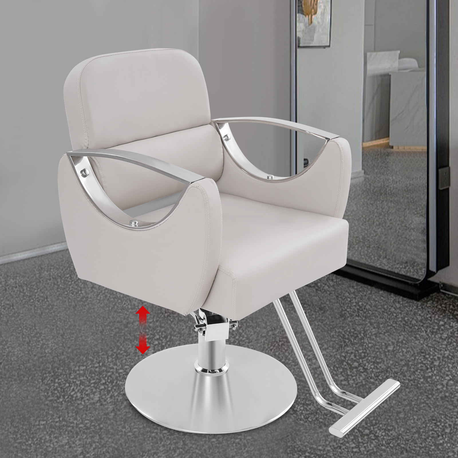 Salon Chairs for Hair Stylist  - Beauty Makeup Chair avaliação e preço