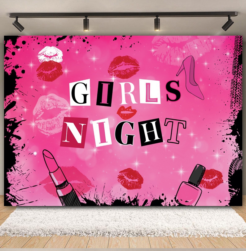 Spa Party Backdrop for Photogr - Beauty Makeup Girl Photo avaliação e preço