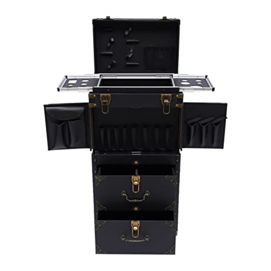 Rolling Lockable Makeup Train  - Beauty For You Makeup avaliação e preço