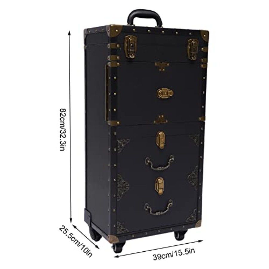 Rolling Lockable Makeup Train  - Beauty For You Makeup avaliação e preço