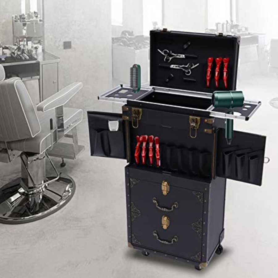 Rolling Lockable Makeup Train  - Beauty For You Makeup avaliação e preço