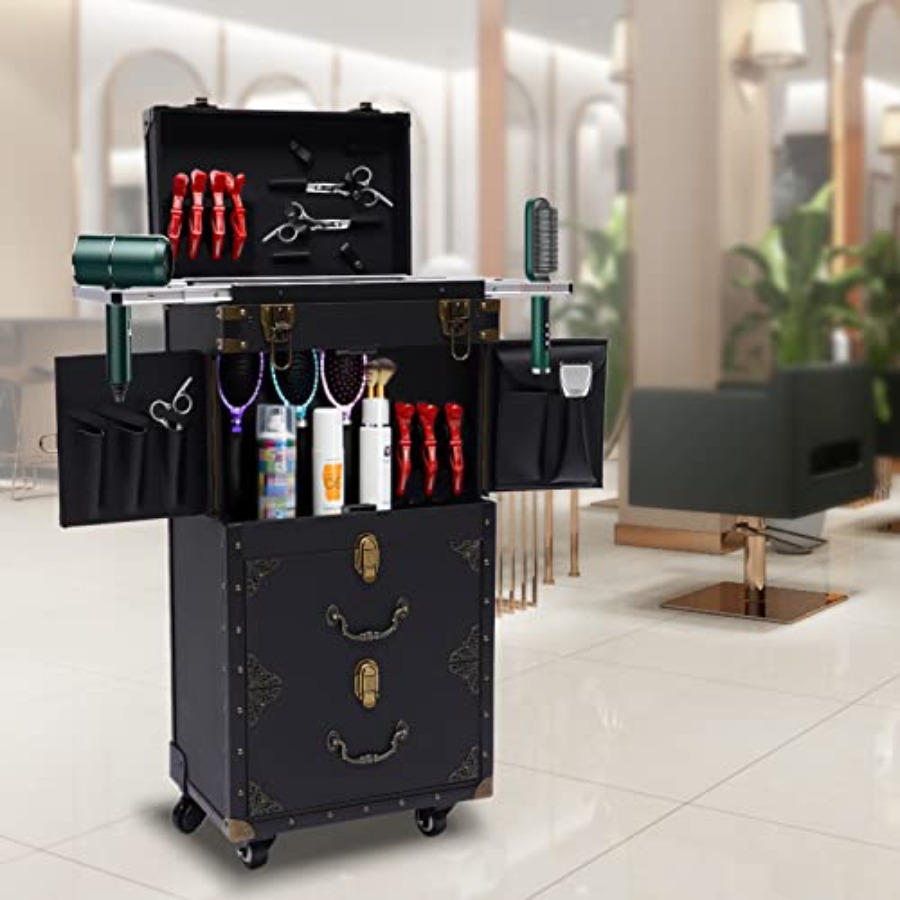Rolling Lockable Makeup Train  - Beauty For You Makeup avaliação e preço
