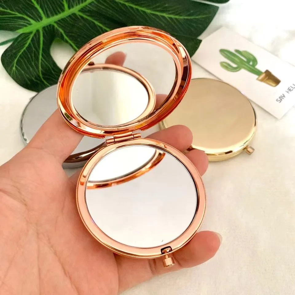 Portable Makeup Mirror Solid r - Makeup Is Beauty Quotes avaliação e preço