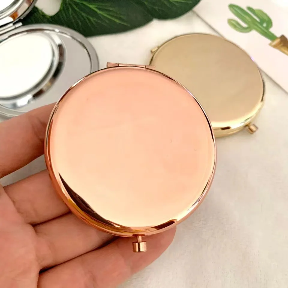 Portable Makeup Mirror Solid r - Makeup Is Beauty Quotes avaliação e preço