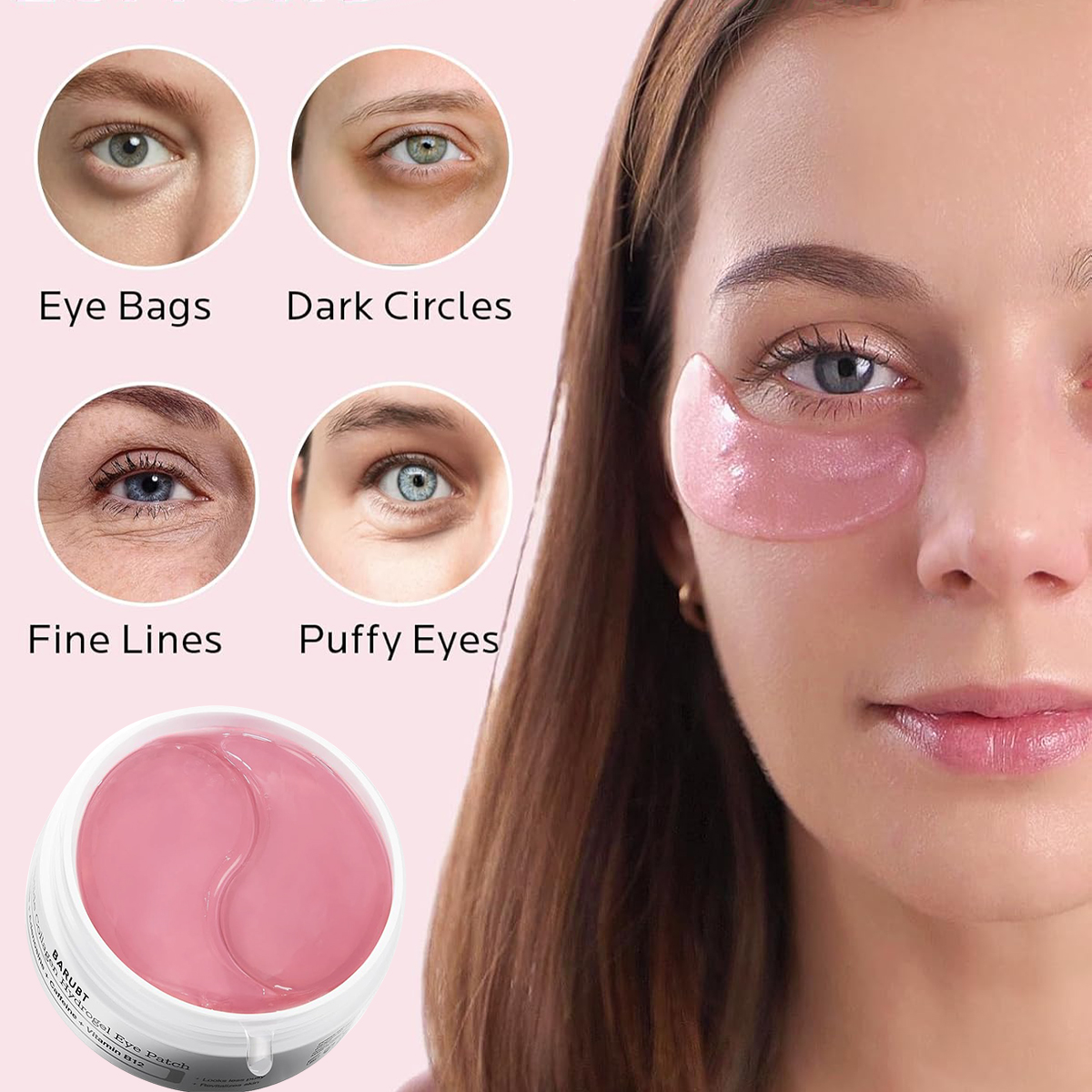 BARUBT Collagen Hydrogel Firms - Collagen Eye Patch avaliação e preço