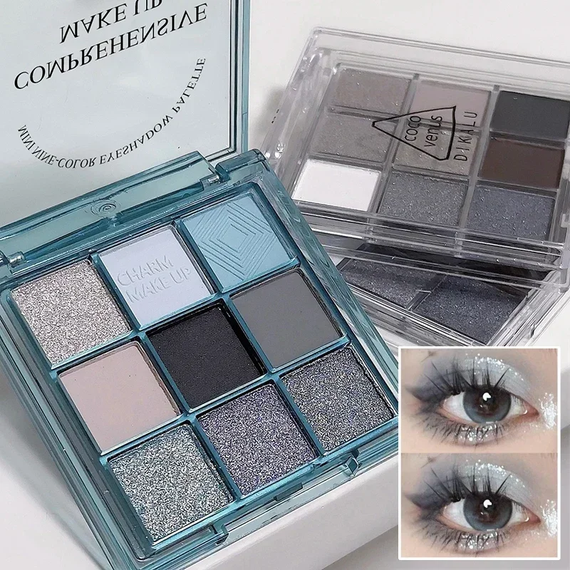 Punk Blue Eyeshadow Palette 9  - J Beauty Makeup avaliação e preço