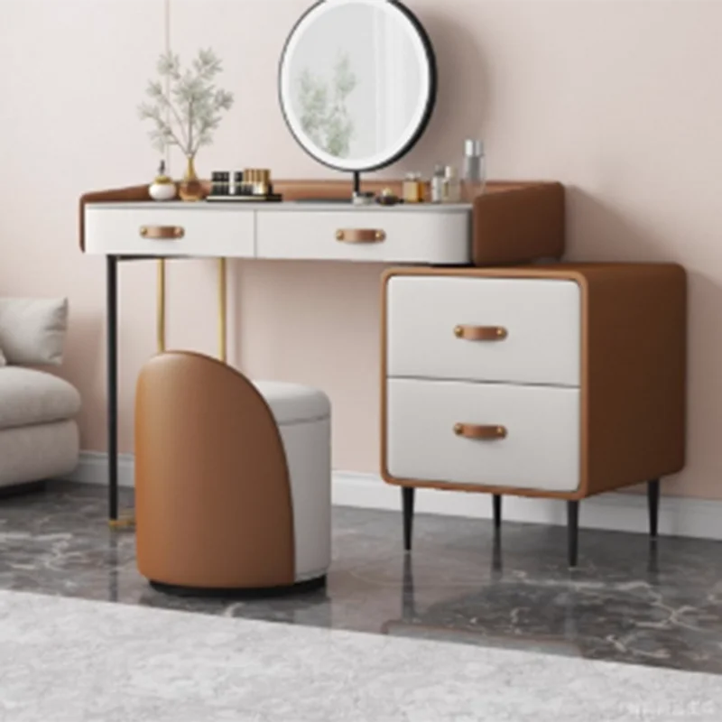 Desk Makeup Table Drawers Mirr - Beauty Without Makeup avaliação e preço