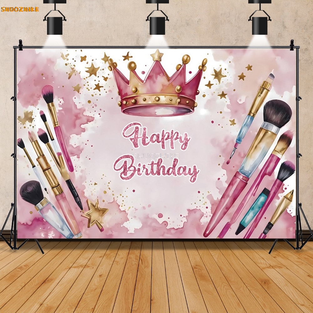 Happy Birthday Pink Beauty Mak - Beauty Makeup Girl Photo avaliação e preço