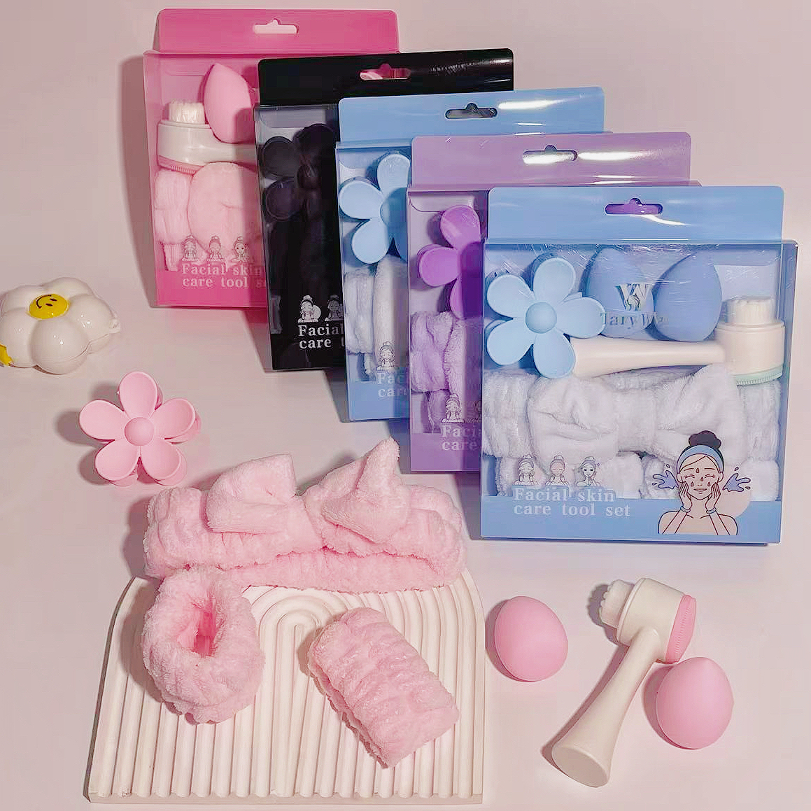 7-piece Daily Skincare and Mak - Makeup Beauty Ro avaliação e preço
