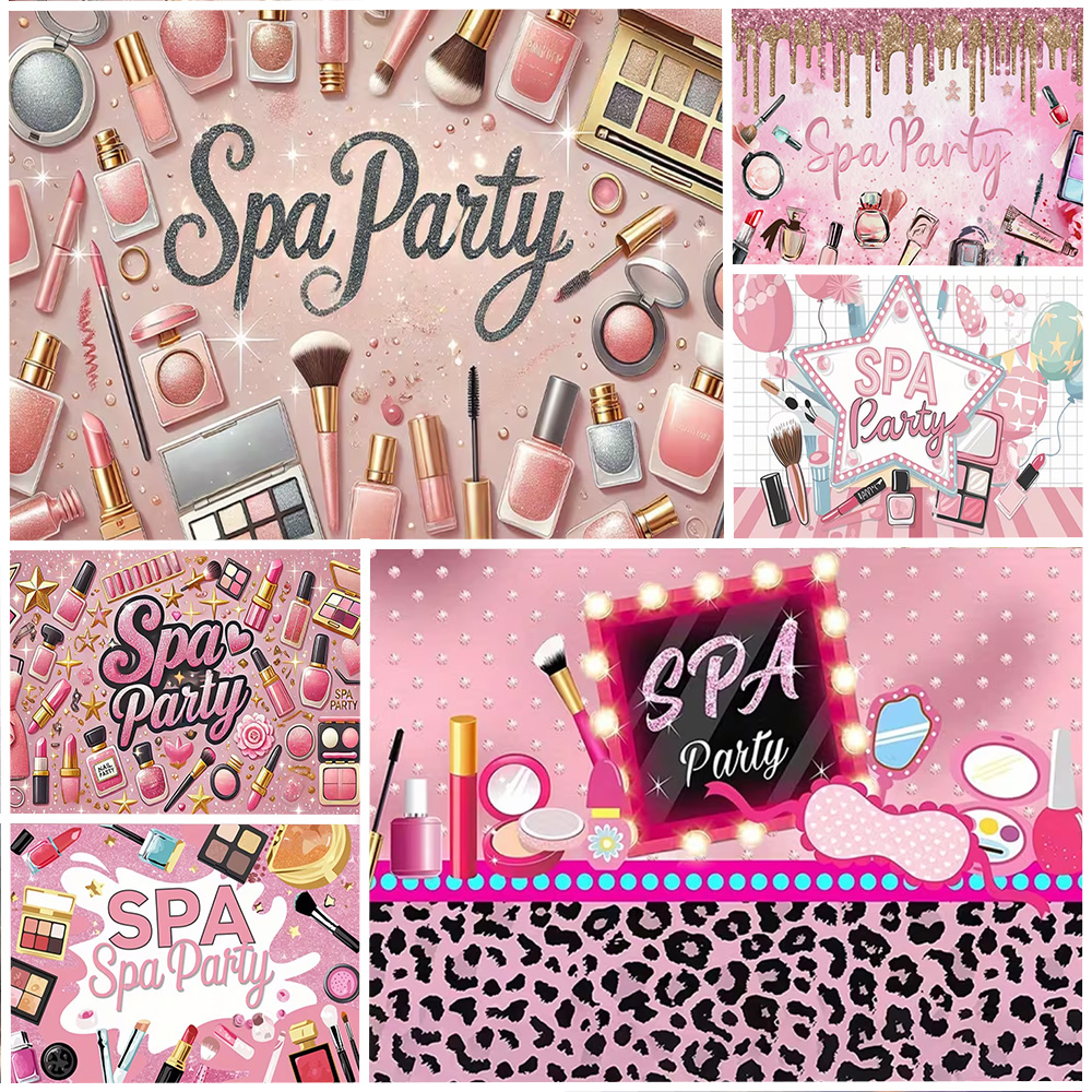 Pink Beauty Makeup Spa Birthda - Beauty Makeup Girl Photo avaliação e preço