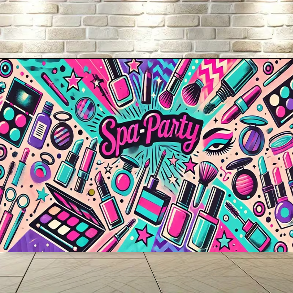 Pink Beauty Makeup Spa Birthda - Beauty Makeup Girl Photo avaliação e preço