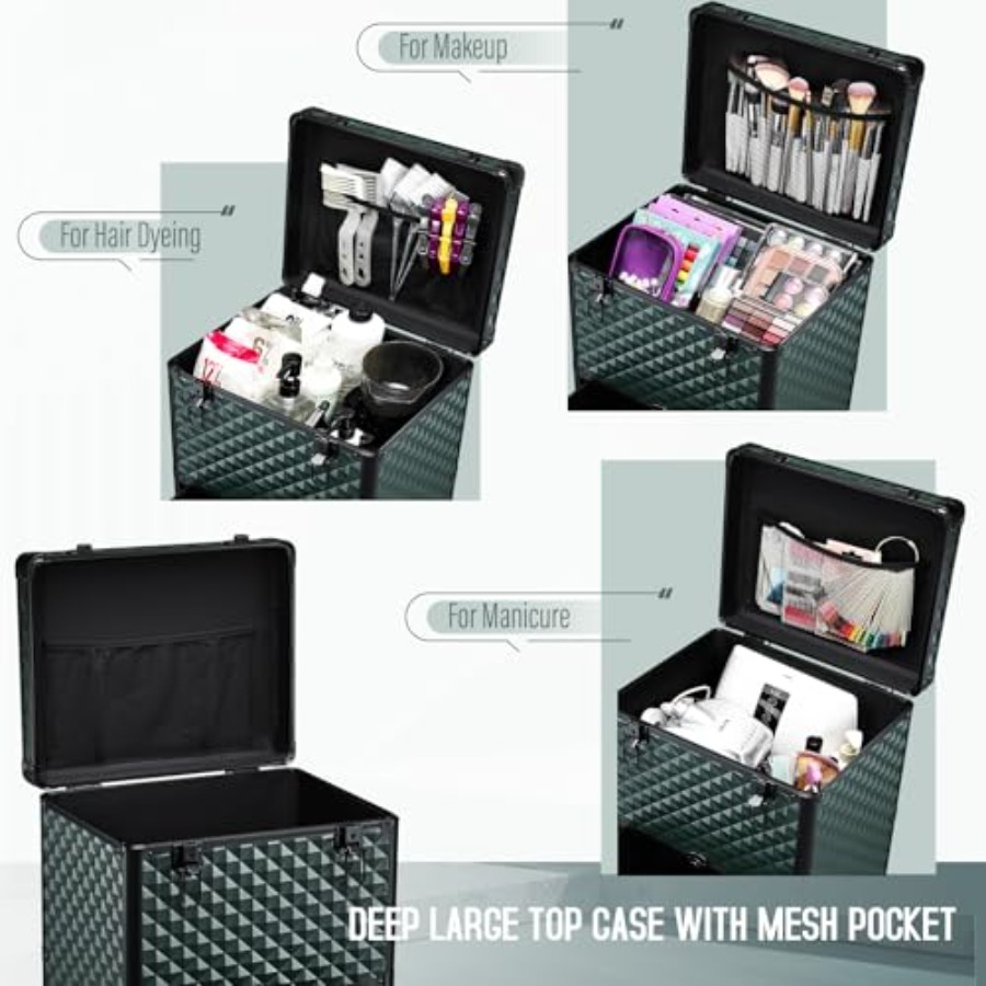 Nail Trolley Cart with 3 Drawe - Beauty For You Makeup avaliação e preço