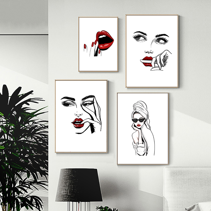 Nordic fashion makeup poster p - Makeup Is Beauty Quotes avaliação e preço