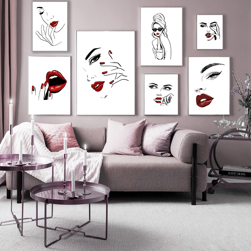 Nordic fashion makeup poster p - Makeup Is Beauty Quotes avaliação e preço