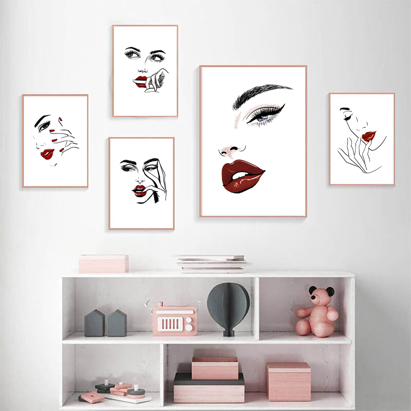 Nordic fashion makeup poster p - Makeup Is Beauty Quotes avaliação e preço