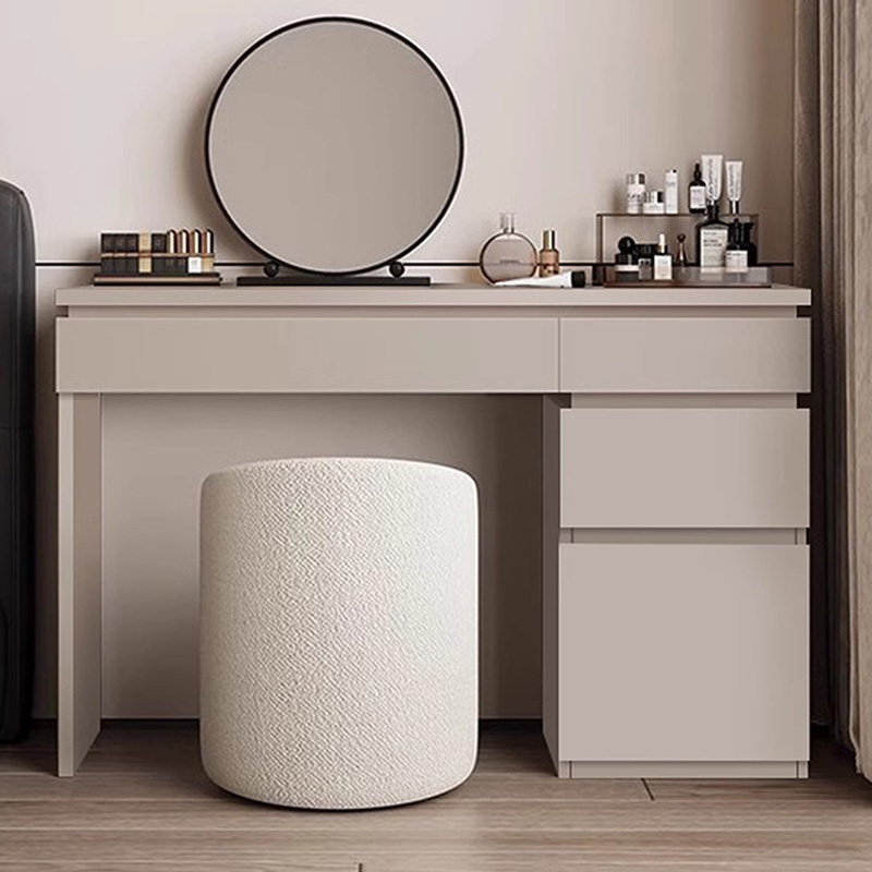 Wood Shelf Vanity Table Modern - Beauty Without Makeup avaliação e preço