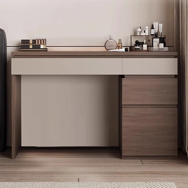 Wood Shelf Vanity Table Modern - Beauty Without Makeup avaliação e preço