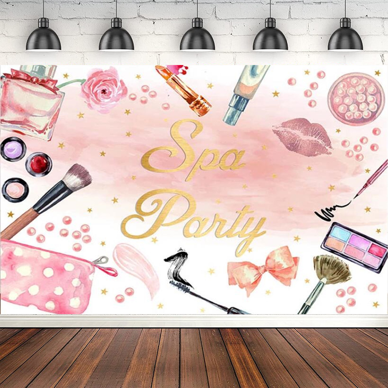 Photography Backdrop Pink Beau - Beauty Makeup Girl Photo avaliação e preço