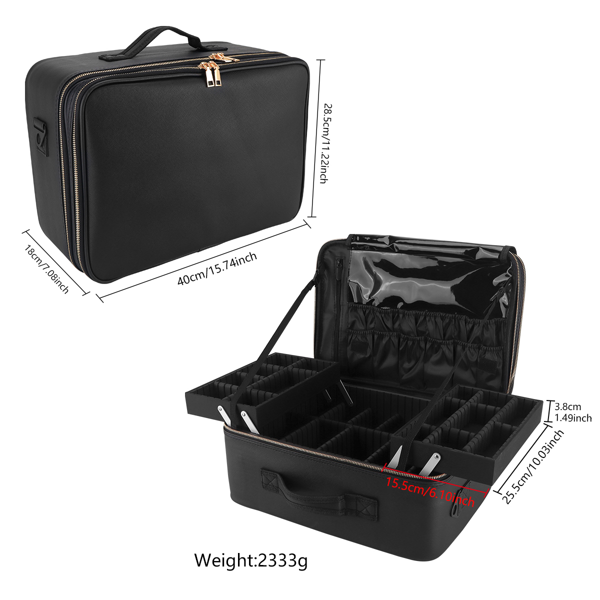 Women Travel Cosmetic Case Org - Makeup Beauty Ro avaliação e preço