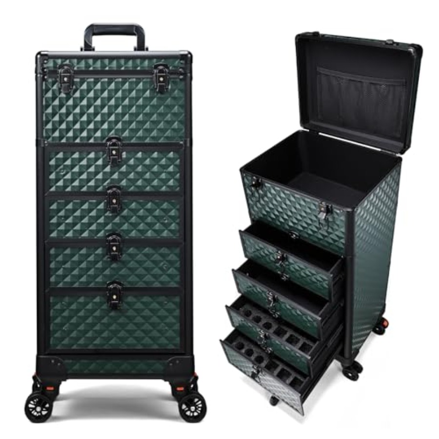 Nail Salon Cart with 4 Drawers - Beauty For You Makeup avaliação e preço