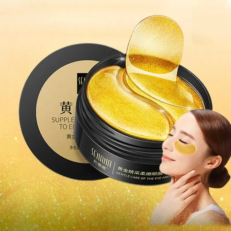 60pcs Golden Moisturizing Eye  - Collagen Eye Patch avaliação e preço