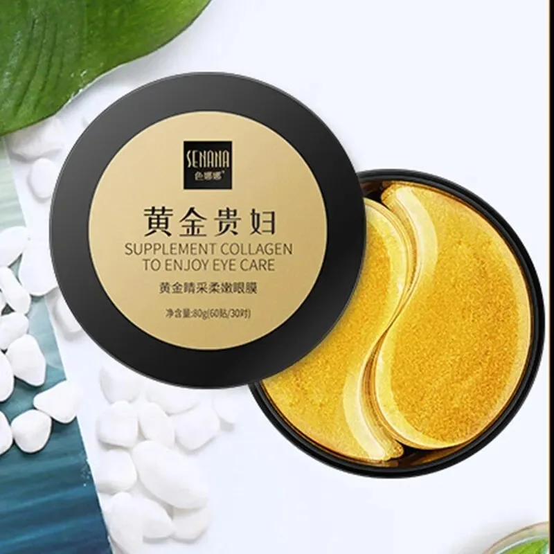 60pcs Golden Moisturizing Eye  - Collagen Eye Patch avaliação e preço