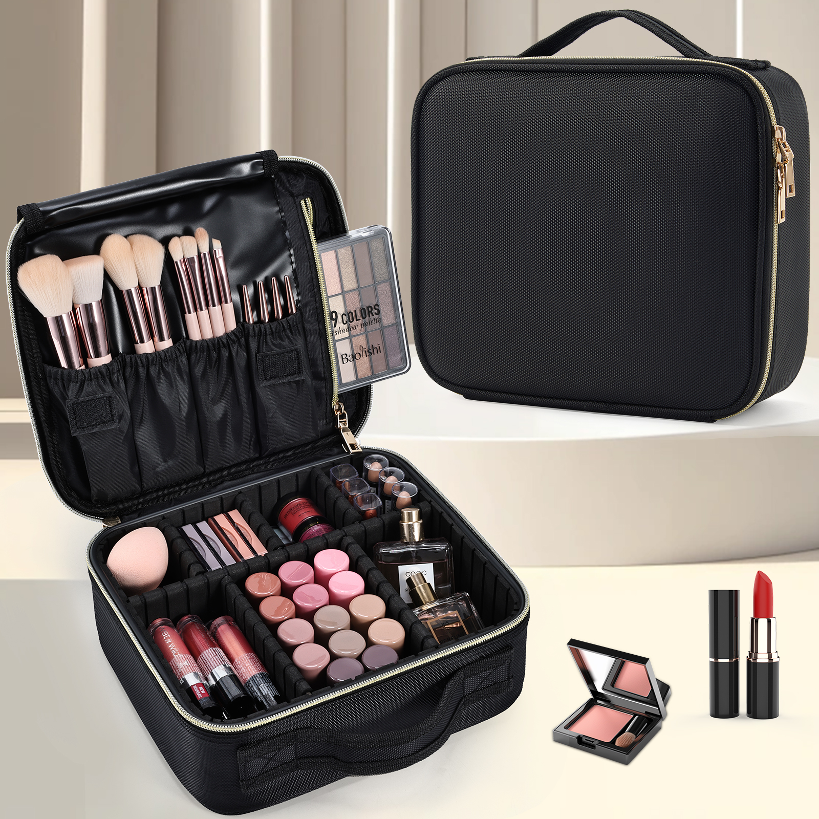 Cosmetic Case Makeup Bag Vanit - Beauty For You Makeup avaliação e preço