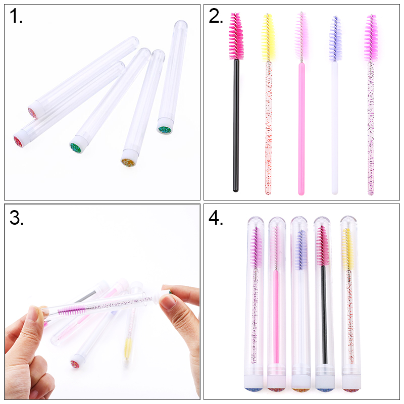 Reusable Eyebrow Brush Tube Ey - Beauty Makeup Youtube avaliação e preço