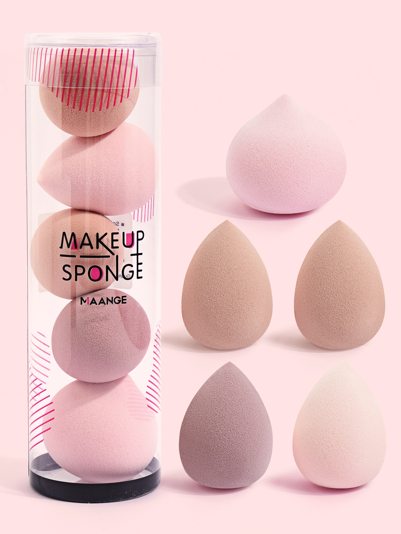 MAANGE 5PCS Makeup Sponge Blen - Beauty Blender In Makeup avaliação e preço