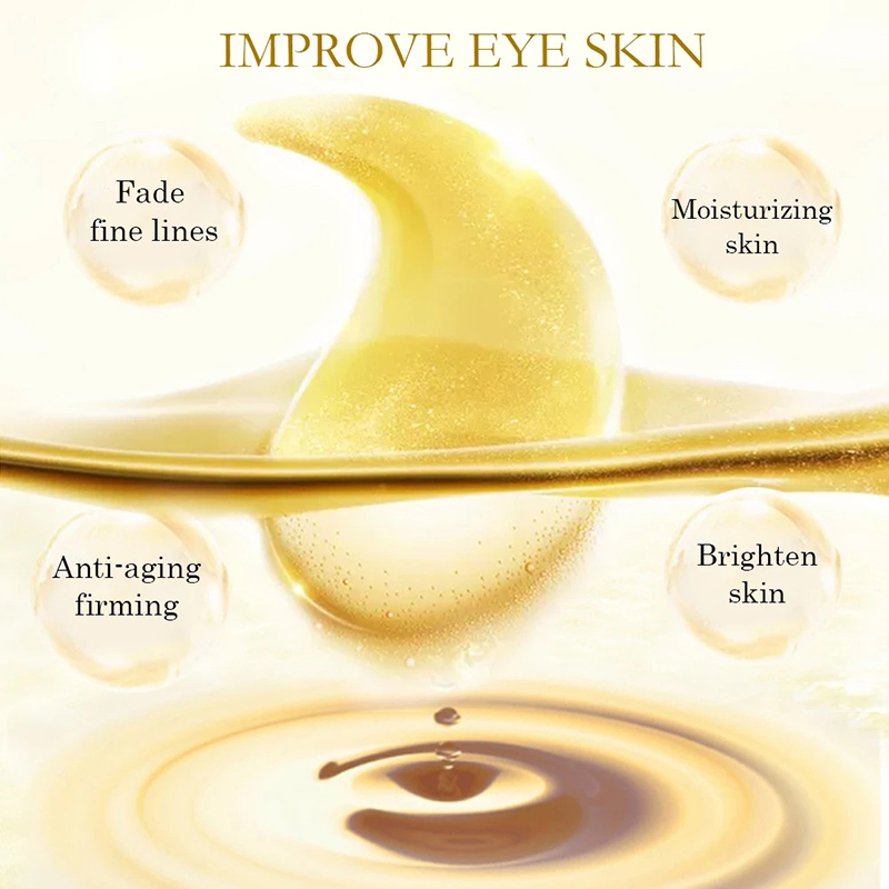 5/10/20/30 Pairs Crystal Gold  - Collagen Eye Patch avaliação e preço