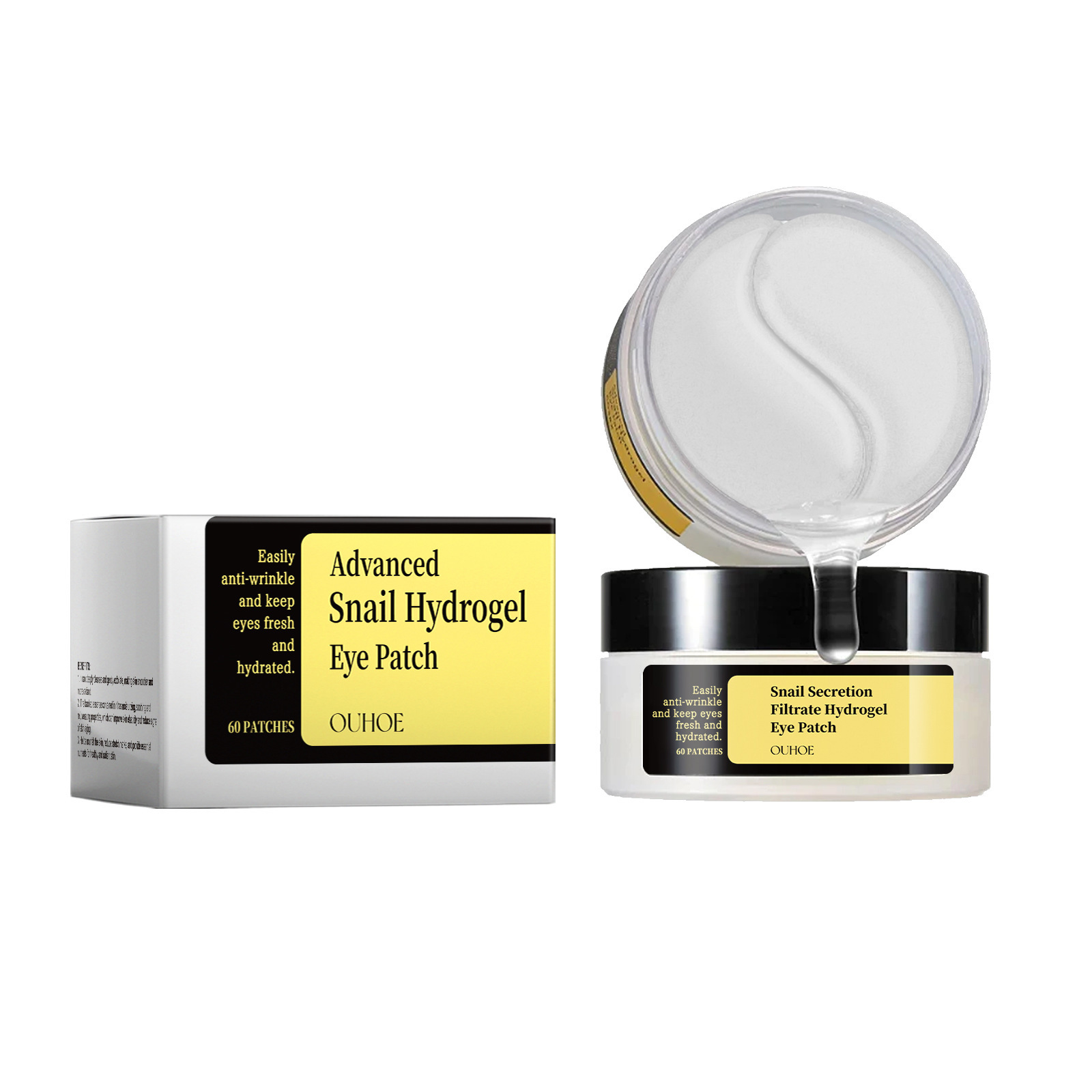 Firming Eye Patches Snail W-ri - Collagen Eye Patch avaliação e preço